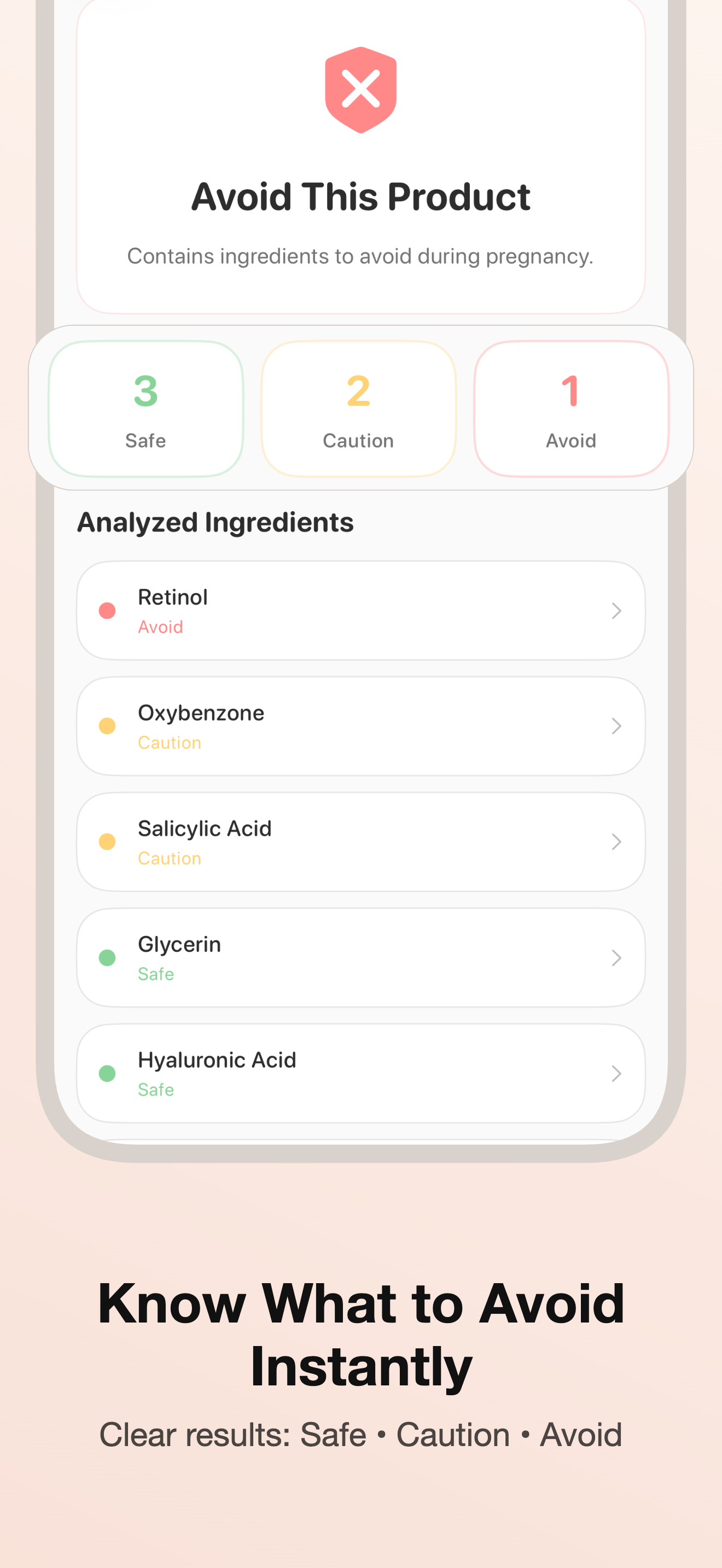 MaternaSafe: Cosmetic Check screenshot 3