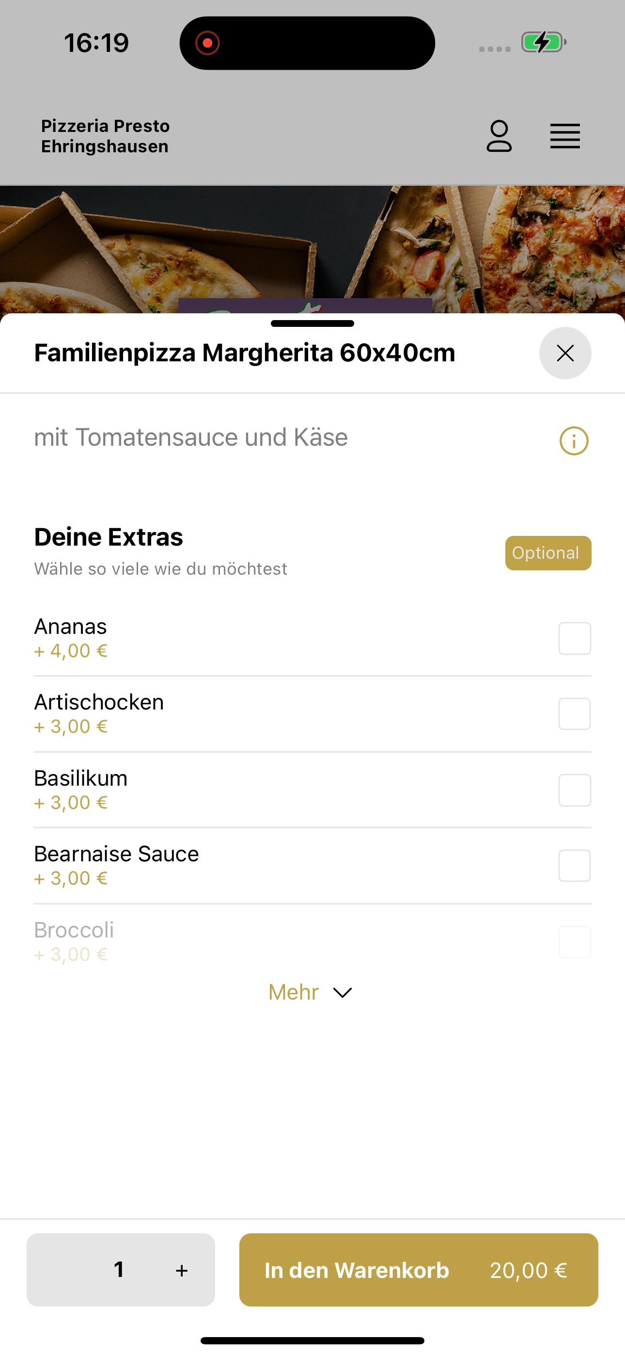 Pizzeria Presto Ehringshausen screenshot 8