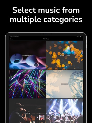 EZ Video Editor iPad screenshot