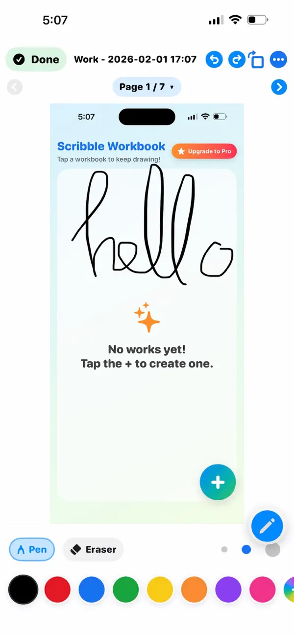 #5. Scribble Workbook (iOS) Ved: Le Nguyen