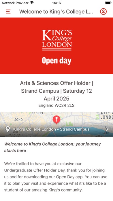 Screenshot #2 pour King's Open Days
