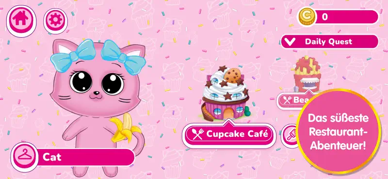 CupCakeCats: Cooking City screenshot 1 of 6