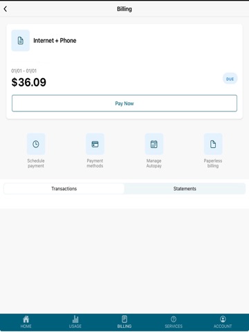 MediacomConnect iPad screenshot