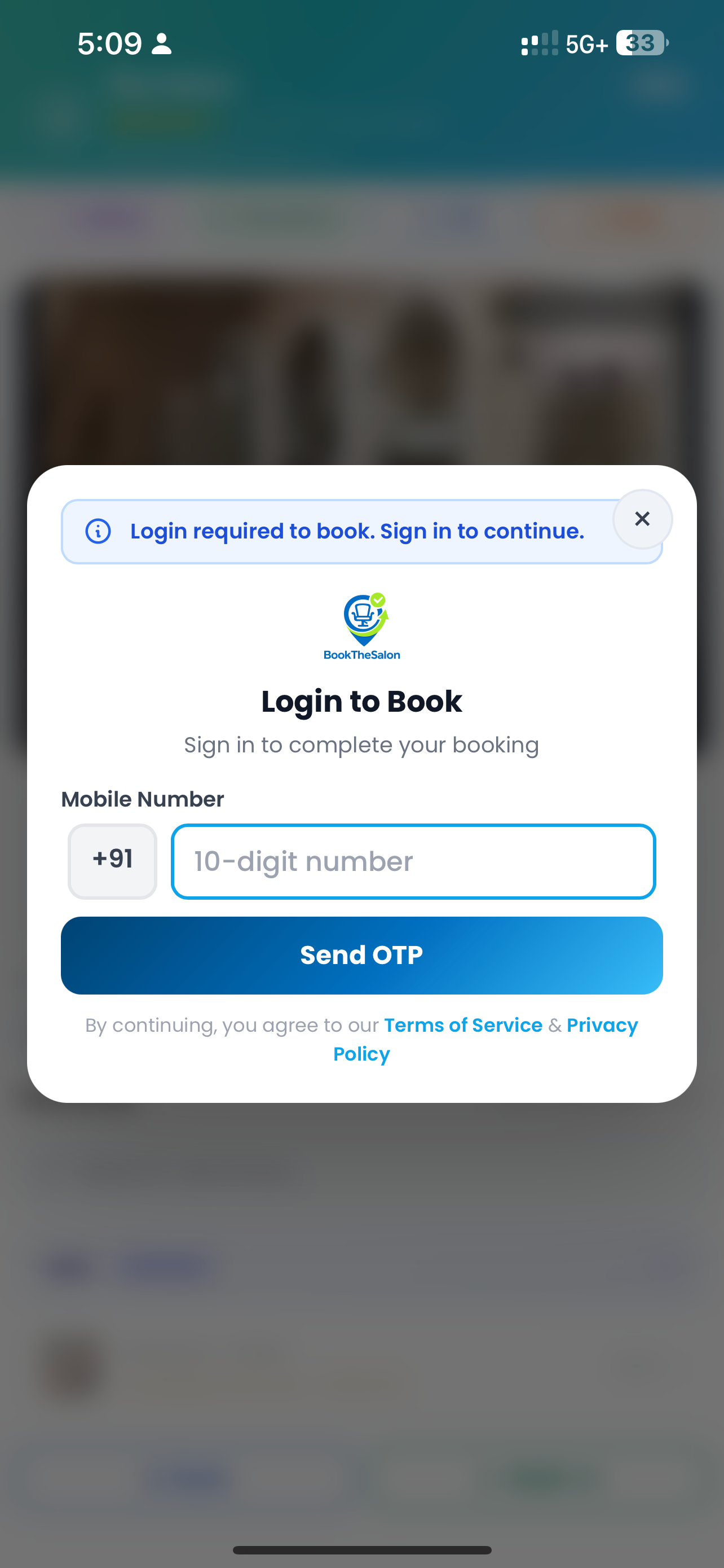 BookTheSalon: Customer app screenshot 3