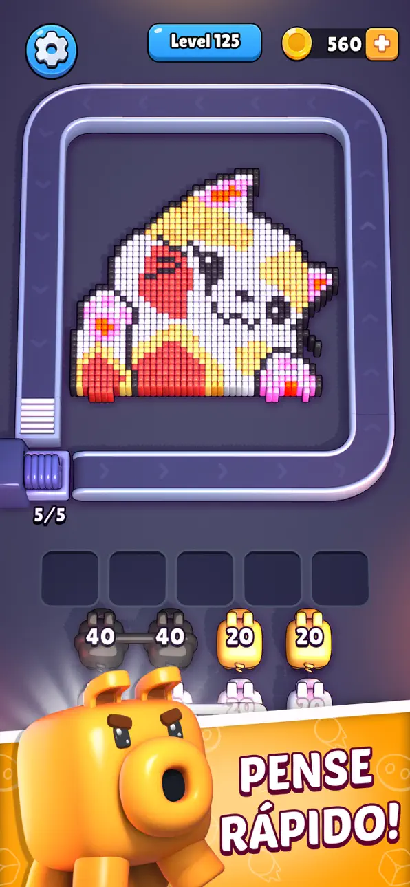 Pixel Flow! iOS Mod IPA screenshot 3 - iOS game interface