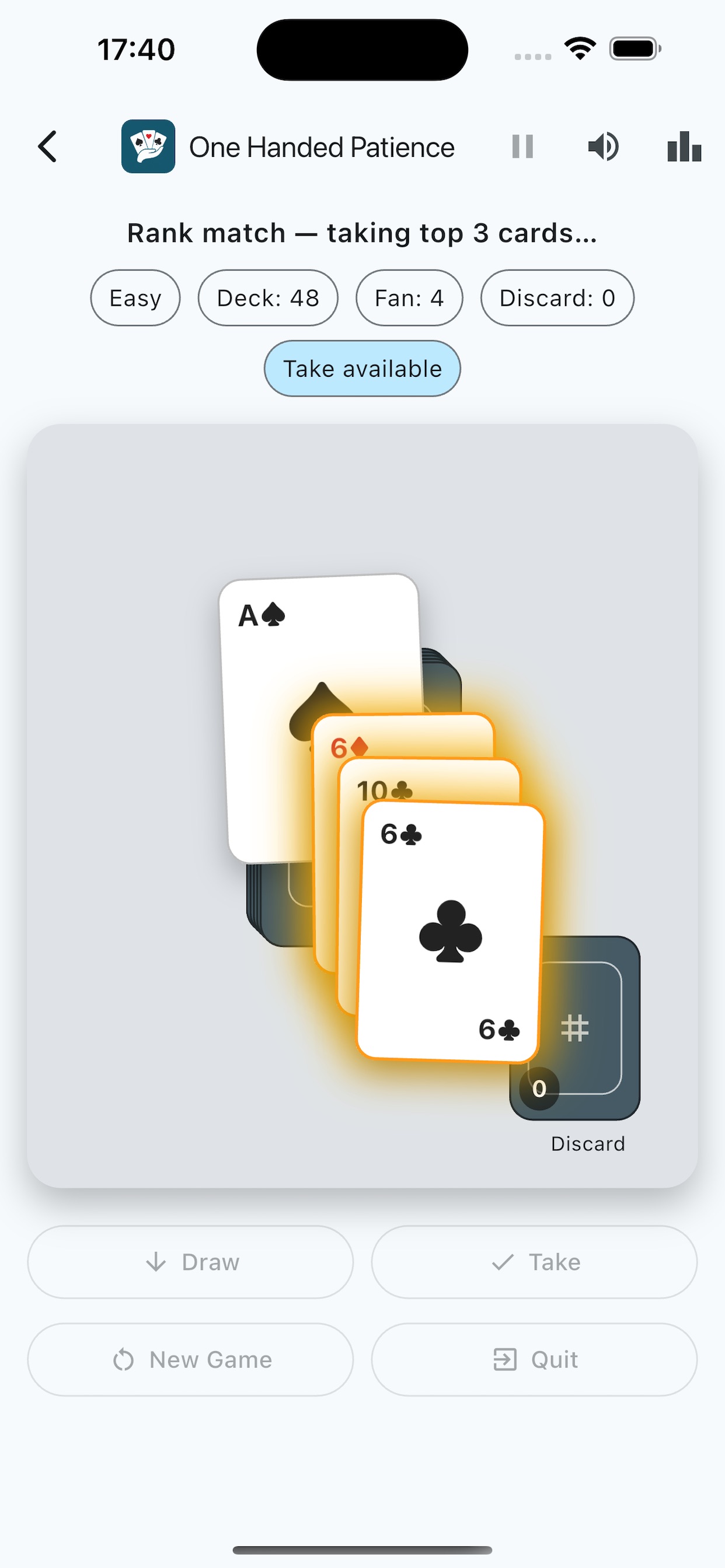 Screenshot 3 of One Handed Patience