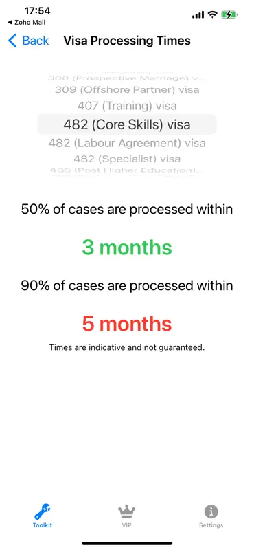 Aussie Visa Mate screenshot 7 of 7