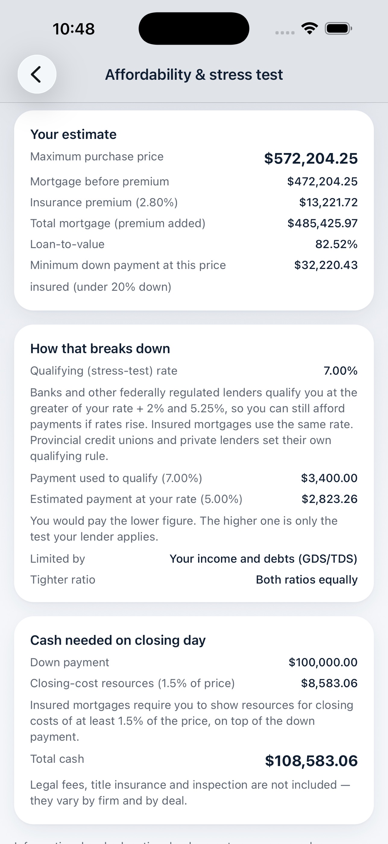 Screenshot 6 of LOONIELODGE MORTGAGE TRACKER