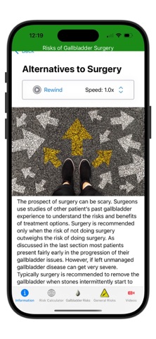 Gallbladder Surgery Risks screenshot