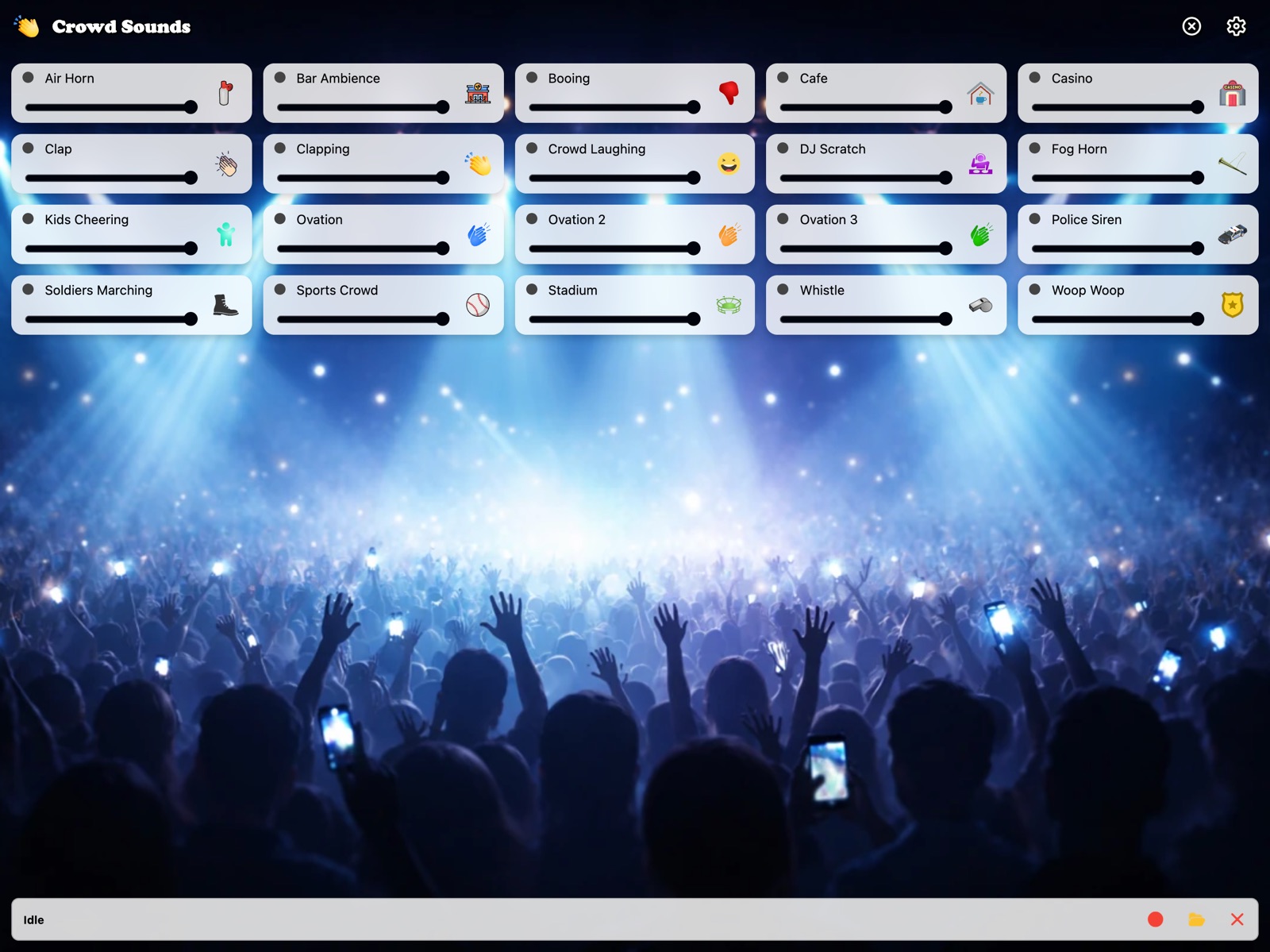 Crowd Sounds ipad screenshot 4