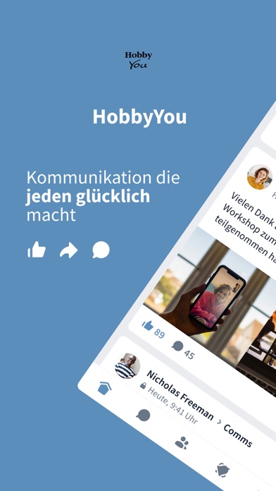 Screenshot #1 pour HobbyYou – Mitarbeitenden-App