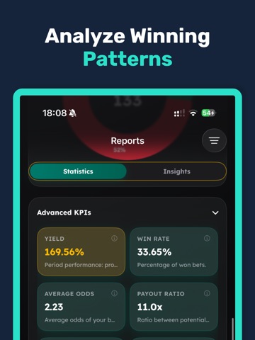 Wallbet – Improve your bets iPad screenshot