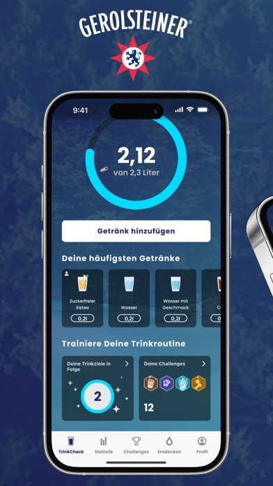 Gerolsteiner TrinkCheck Screenshot