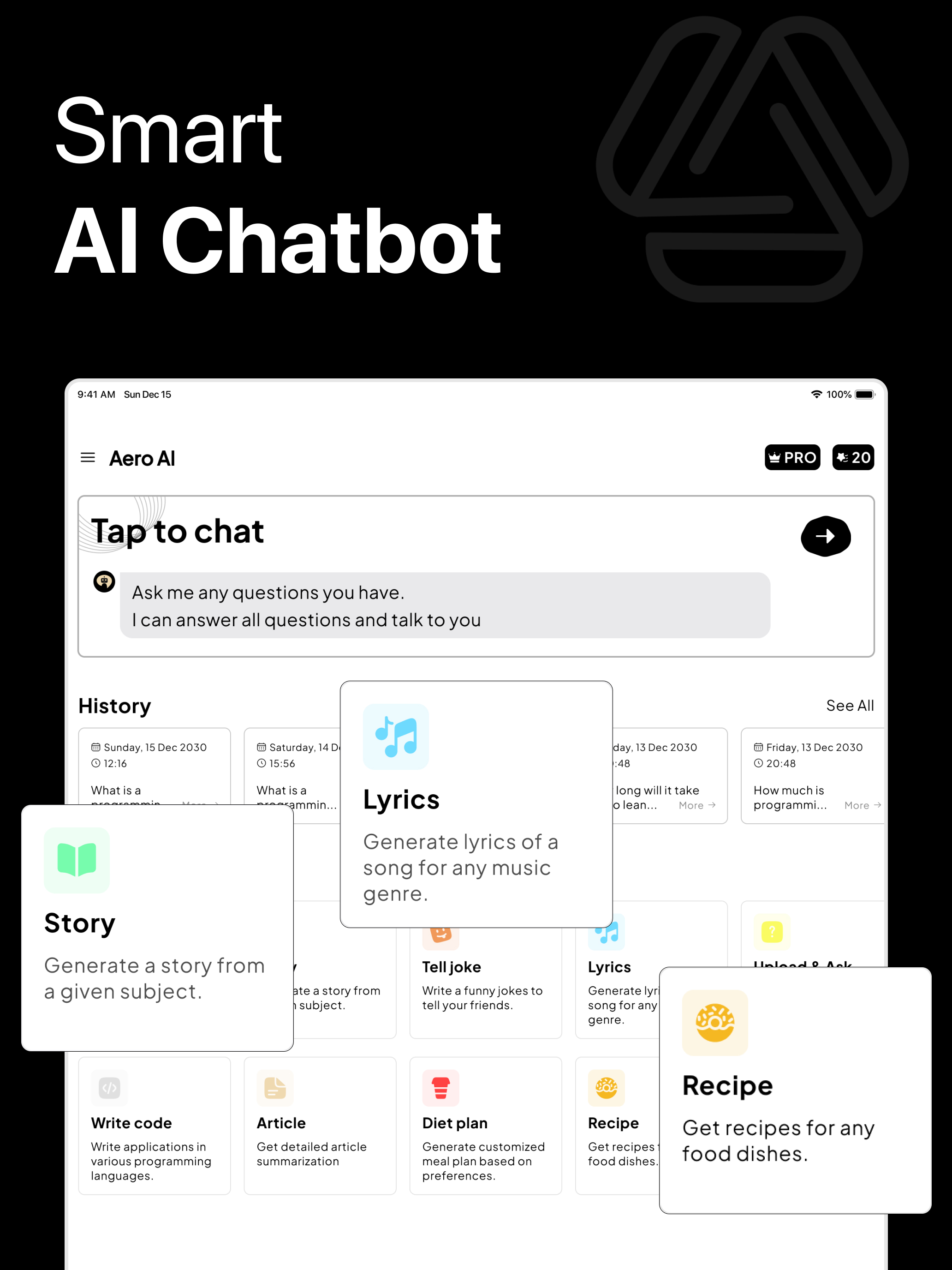 AI Chat bot Assistant: Aero AI