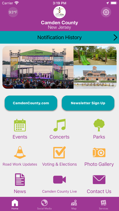 Camden County NJ Screenshot
