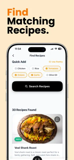 Frigo: Smart Recipe Finder screenshot 3