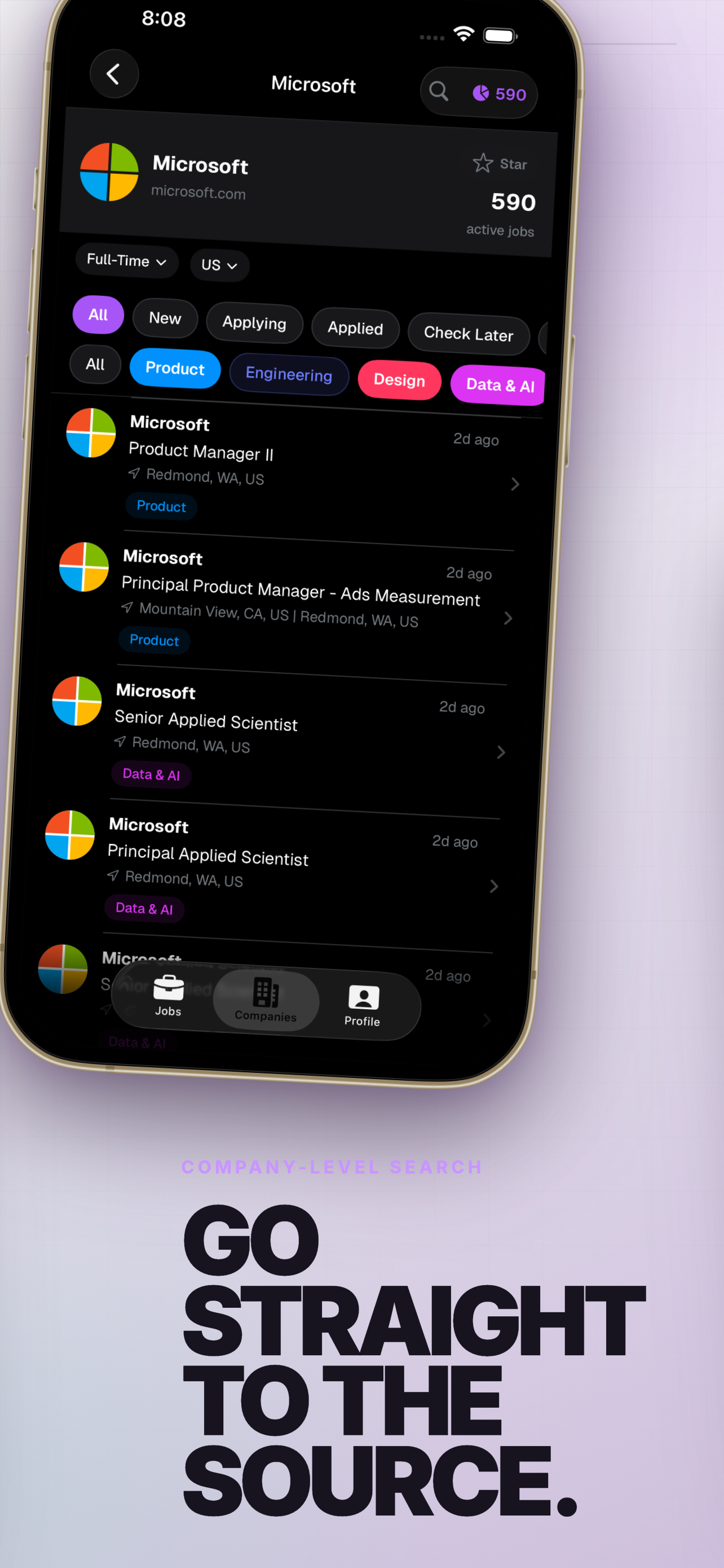 Trackly: Find Tech Jobs First screenshot 4