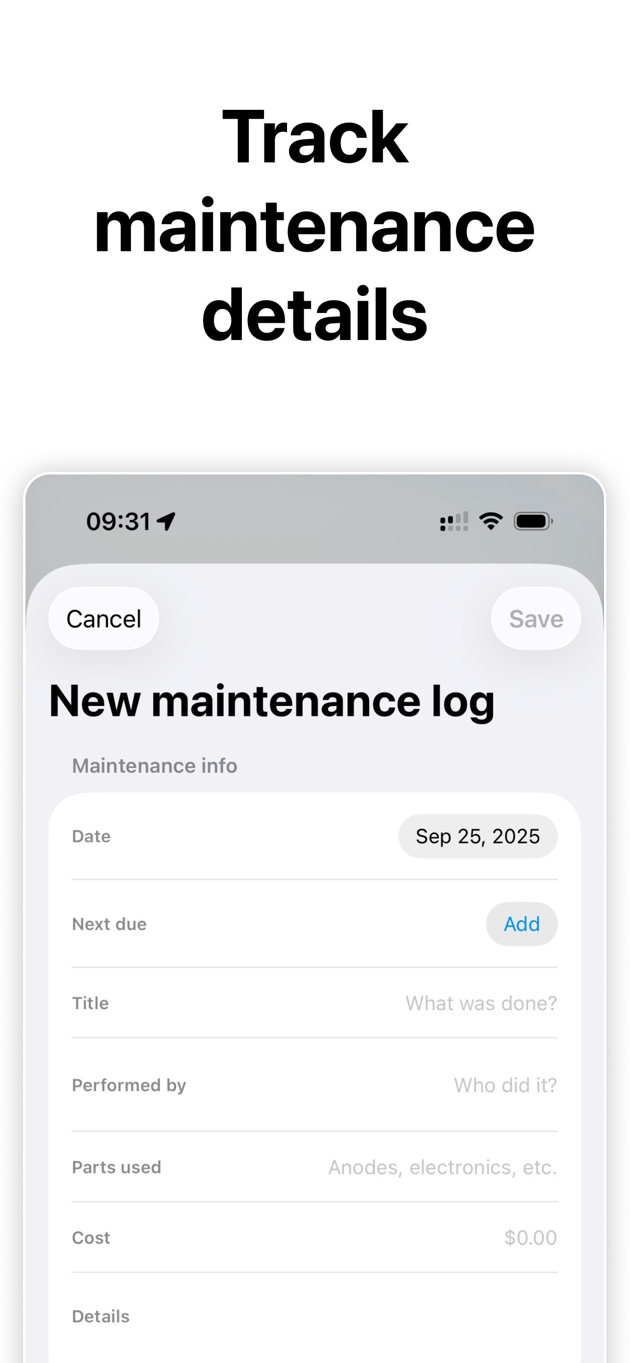 Log – Simple Ship Logbook screenshot 4