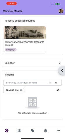 Warwick Moodle Screenshot 2 of 5
