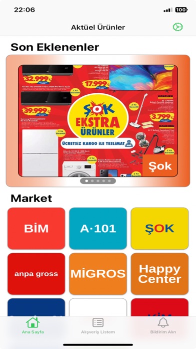 Aktüel Ürünler Cepte Broşürler Screenshot
