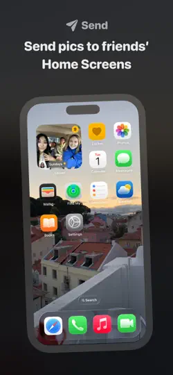 Screenshot von Locket Widget auf dem iPhone 2