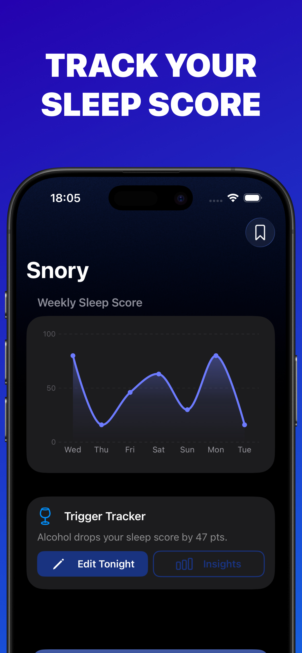 Snory: Snore Tracker screenshot 4