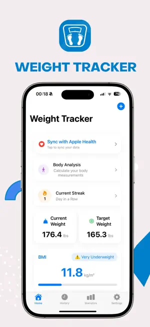 Weight & Gain Tracker Pro screenshot 1