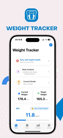 Weight & Gain Tracker Pro screenshot