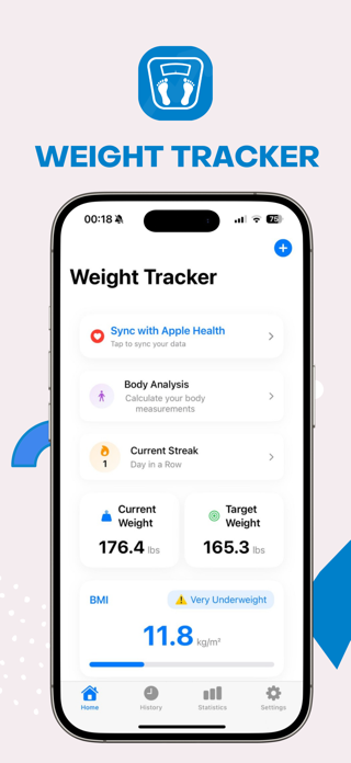Weight & Gain Tracker Pro Screenshot 1 of 5