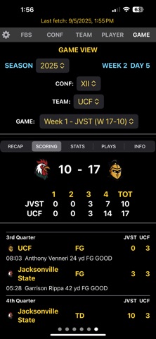 CFB Statz Screenshot 7 of 8