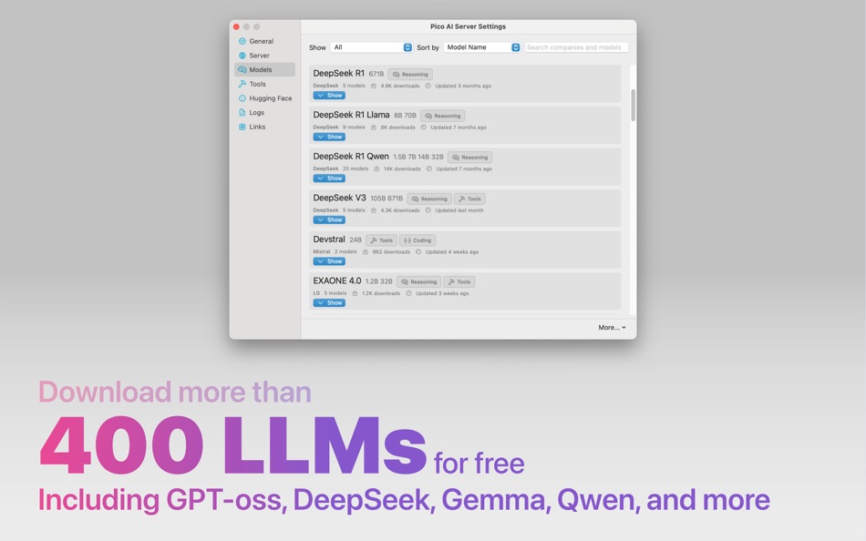 #2. Pico AI Server LLM VLM MLX (macOS) Bởi: Starling Protocol Inc