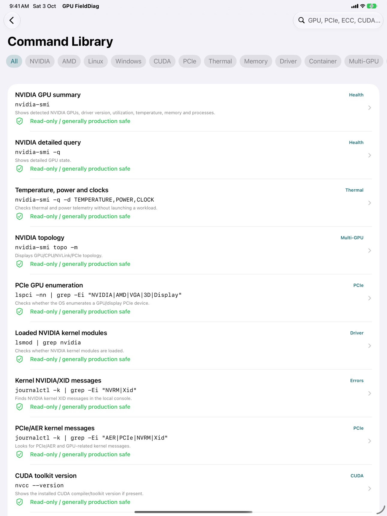 Screenshot 11 of GPUFieldDiag