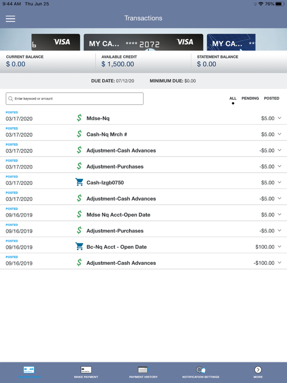 Screenshot #6 pour Card Control by Healthcare FCU