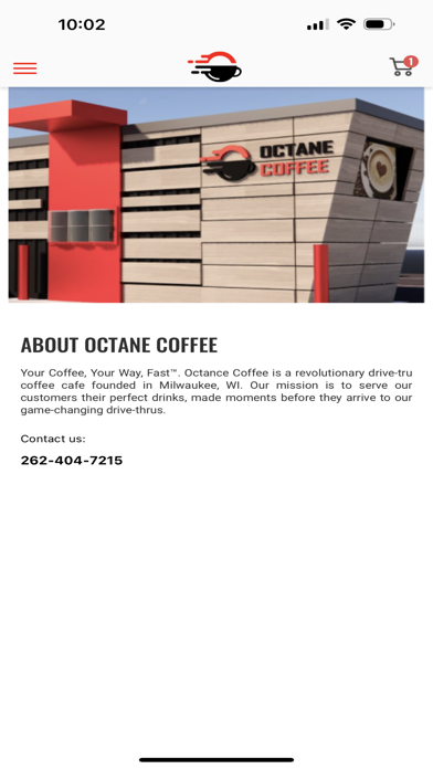 Octane Coffee Shop Screenshot