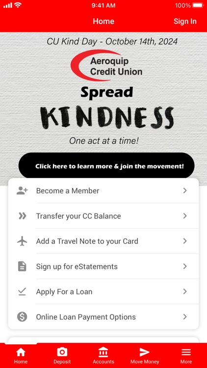 Aeroquip Credit Union Mobile