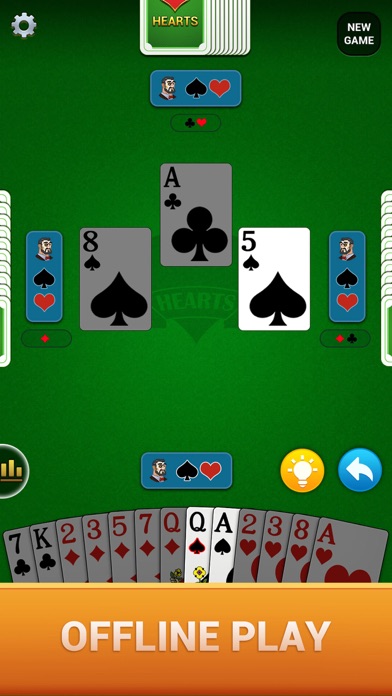 Hearts : Deluxe Card Game Screenshot