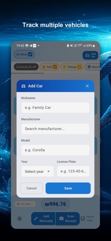 CarEx - Easy expense tracker Screenshot 2 of 6