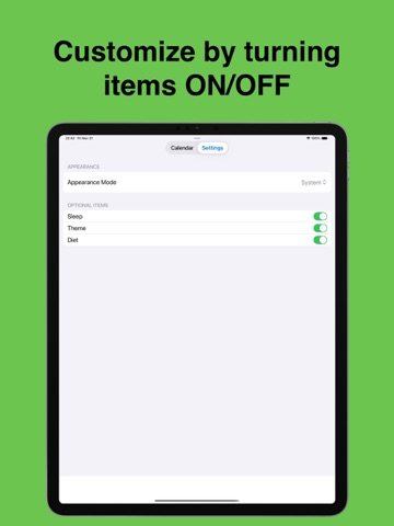 Mini Diary – Simple Daily Log iPad screenshot