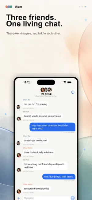 Them: Your AI Friends screenshot 1