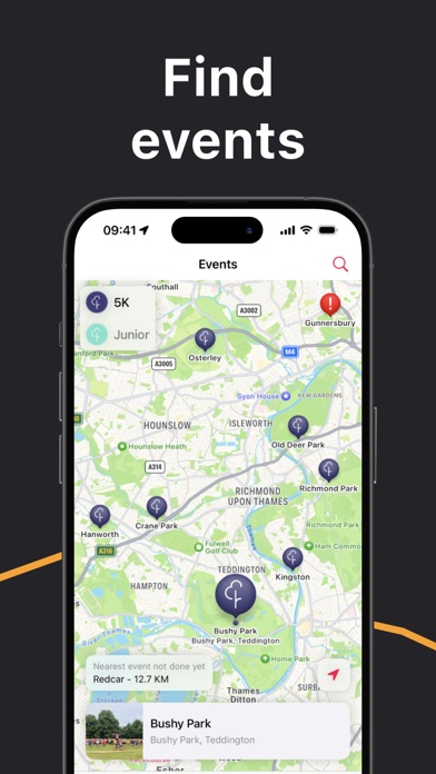 parkrunner - 5K results Screenshot