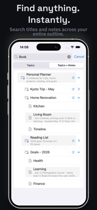 Structured Outliner screenshot 3