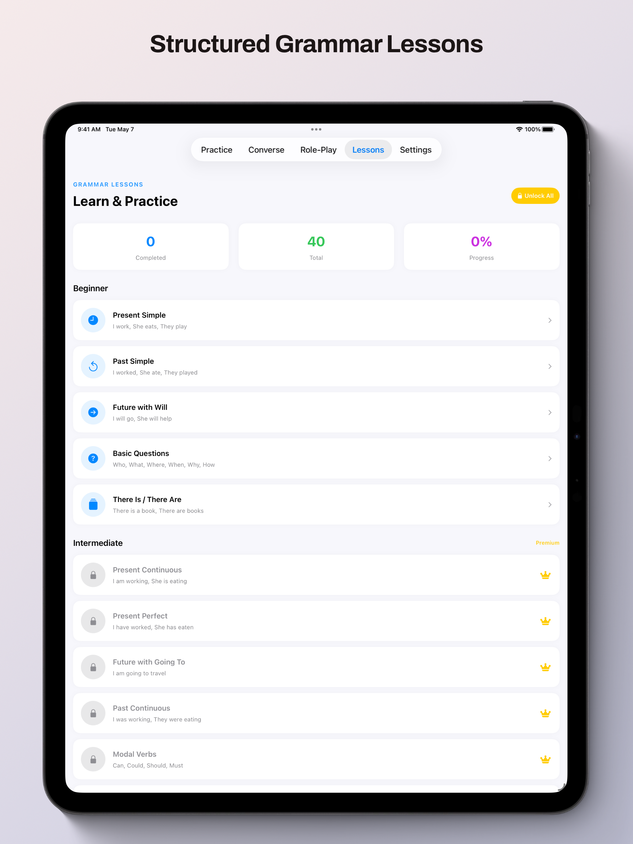 TenseUp: AI English Teacher