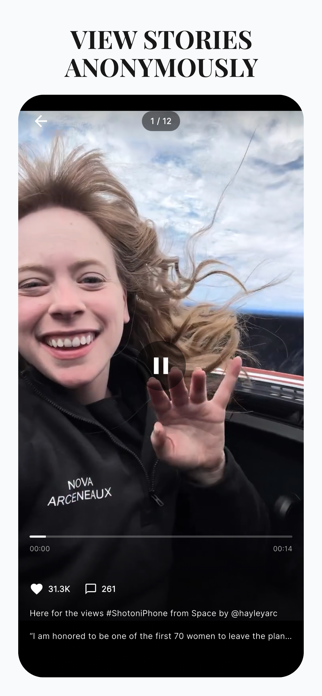 InstaSpy: Anonymous Stories Screenshot 3 of 4