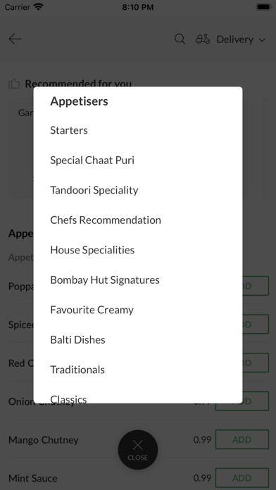 Bombay Hut Liverpool Screenshot