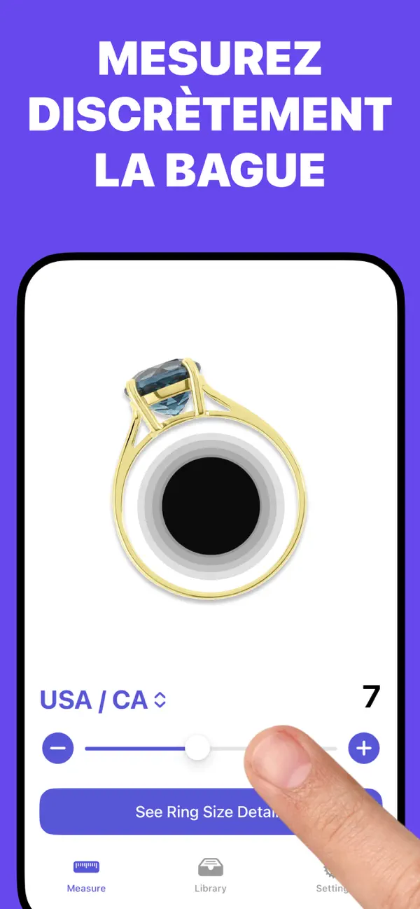 Screenshot #2 pour Taille Bague : Mesure par Risi