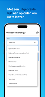 Opioïden OmrekenenApp screenshot 2