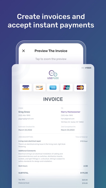 Indepro: Invoicing & Estimates screenshot-3
