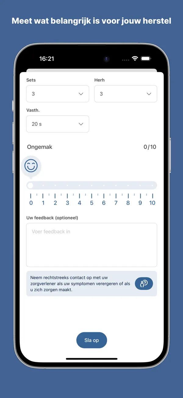 Screenshot #1 pour FBTO Online Fysio