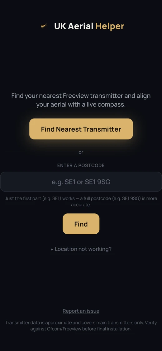UK Aerial Helper screenshot 3