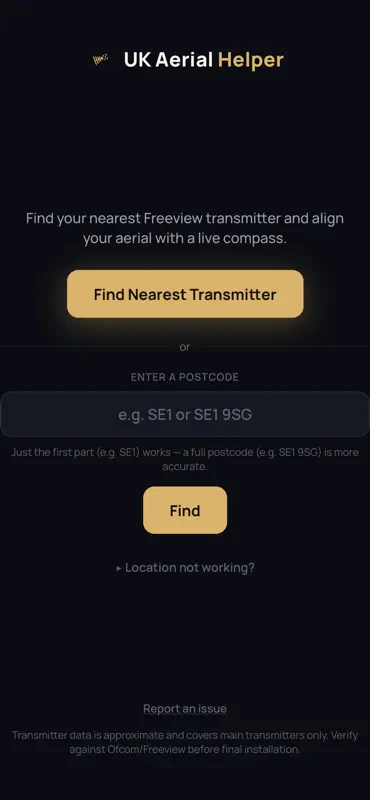UK Aerial Helper screenshot 3 of 5